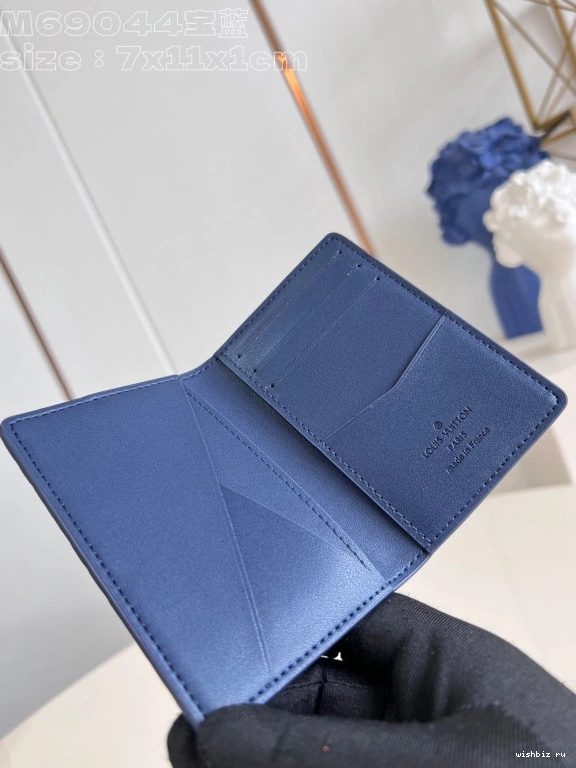 WIS LOUIS cm VUITTON Pocket Organizer-7.5*11.1*1 0707